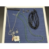 Image 1 : Costume Jewelry - Necklace & Earring Sets (2) & Green Beaded Necklace - Gorgeous