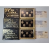 Image 1 : 2000, 2001, & 2002 United States 24K Gold Layered 50 States Commemorative Quarters
