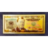 Image 1 : $50 US Currency Gold Foil Note -  24k (.999) Gold Foil  1 Of 7 In The Modern Note Series Offered