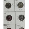 Image 2 : Assorted Quarters in Labeled Cards - Mostly 2000's Dates - FV $5.00