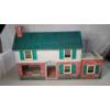 Image 9 : Vintage Marx Tin Litho Two Story Colonial Dollhouse 