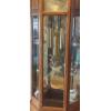 Image 4 : Howard Miller Working Finest Model Grandfather Clock w Mirrord Display Shelves - 3 Chimes