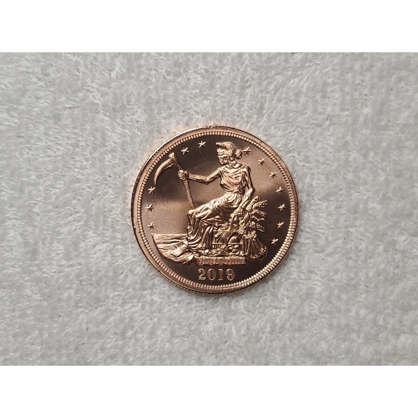 Zombucks 1 Oz .999 Fine Copper "Slayed" Dollar Round Currency of the Apocalypse 