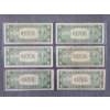 Image 4 : (1) Series 1935 A & (5) Series 1935 G $1 Silver Certificates - Face Value: $6.00