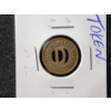 Image 2 : 1930's Cheyenne Motor Bus Co. One City Fare Token 