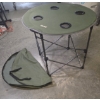 Image 4 : Uline Canvas 24''x28'' Folding Camp Table & Carrying Bag