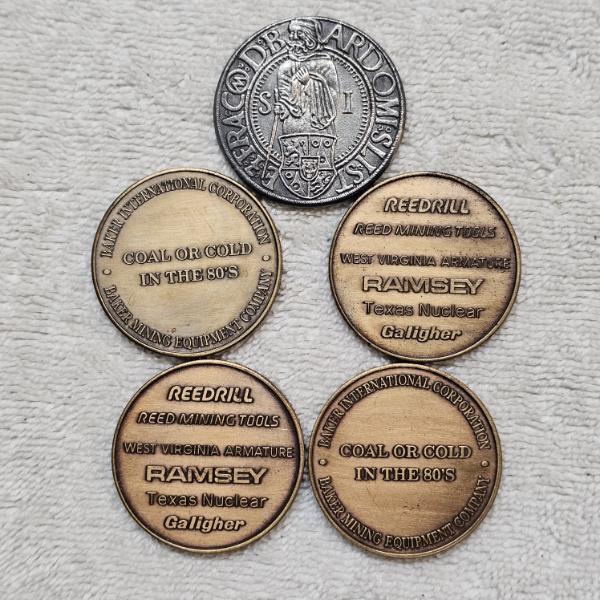 Vintage Corporate Tokens and Promotional Medallions