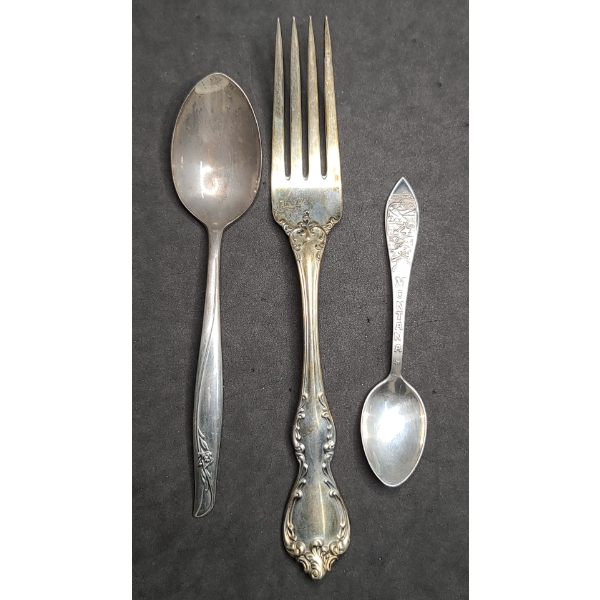 (3) Pcs Of Sterling Silverware - Total Weight: 110.6g