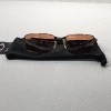 Image 1 : Vintage Oakley Square Wire Brown/Bronze Metal Sunglasses with Microfiber Bag