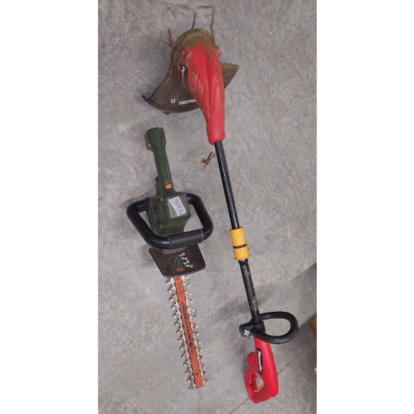 Lot Of Two (2) Electric Hedge Gardening Trimmers