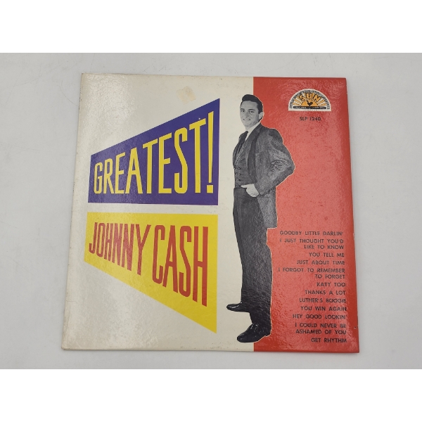 Vintage Johnny Cash "Greatest!" 12" Vinyl Record