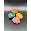 Image 1 : 4 Genuine Alabaster Marble Eggs - Made in Italy - AcTion - Gorgeous Colors
