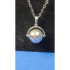 Image 2 : Sterling Silver Disco Ball Necklace - Total Weight: 7.8g