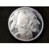 Image 1 : 1 Oz .999 Fine Silver Buffalo Indian Rounds - Beautiful Condition!
