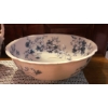Image 3 : Antique Porcelain Wash Bowl & Pitcher Set - Nice Pink Color With Floral Motif - See Pics