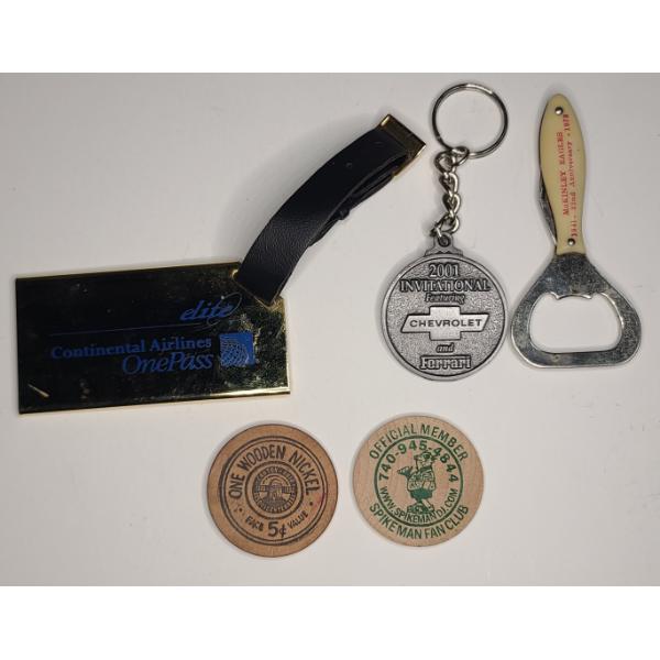 1955 CANTON OHIO Sesquicentennial Token Buffalo Wooden Nickel Souvenir & More