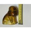 Image 9 : Adorable Degenhart Vintage Glass Dog Figurine- Amber Lite
