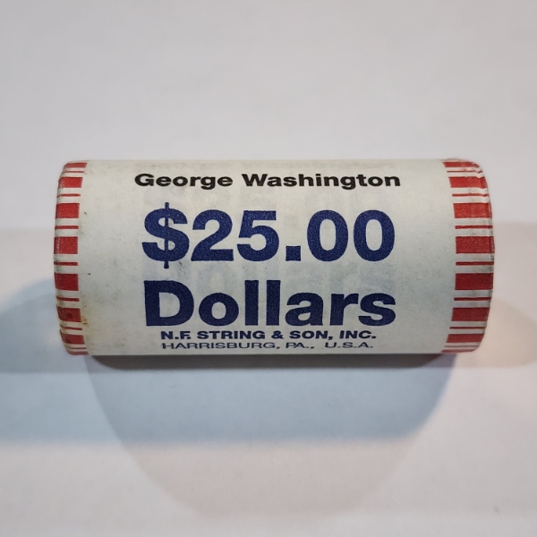 Bankroll of George Washington $1 Presidential Coins FV: $25.00