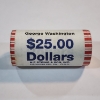 Image 1 : Bankroll of George Washington $1 Presidential Coins FV: $25.00