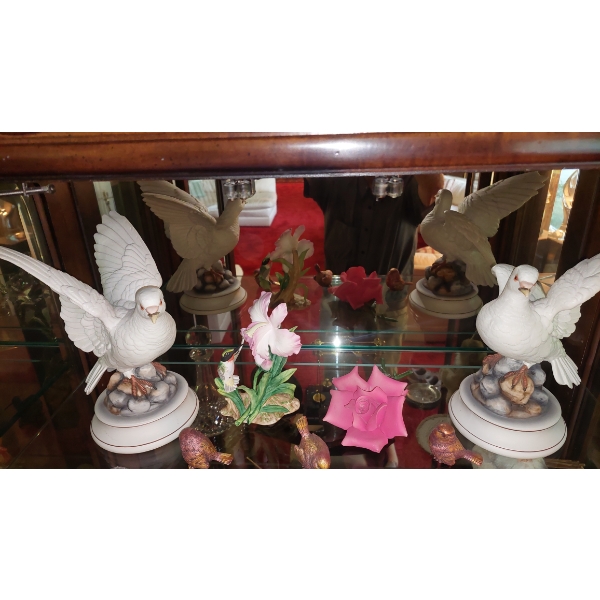 Large Group of Porcelain / Ceramic Figurines - "Andrea" "Capodimonte" - Ltd Ed Humming Bird -See Pic