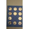 Image 3 : Starting 1964 Whitman Coin Collection Book Of Silver/Non-Silver Kennedy Half Dollars - FV: $11.50