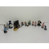 Image 1 : Tiny Wizard of Oz Figurines - Dorothy - Tin Man - Emerald City Soldier - Movie Reel - Toto in Basket
