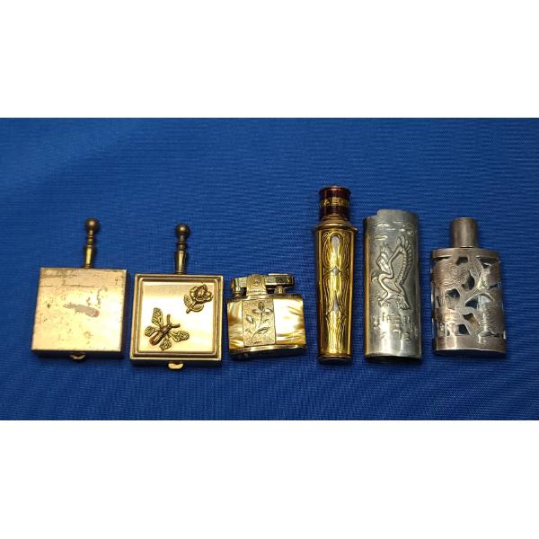 Vintage Cigarette Ash Holders, Lighter, Perfume Holders & More