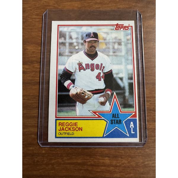 1983 Topps Reggie Jackson #390 Baseball Card - Mint Condition