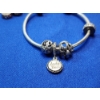 Image 2 : Sterling Silver Pandora Bracelet with Charms - Total Sterling Silver Weight: 27.1g