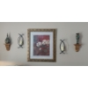 Image 1 : Large 42 x 36 Floral Still Live Elaborately Framed Print 