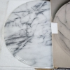 Image 2 : NEW IN BOX White Marble Top LacySusan 