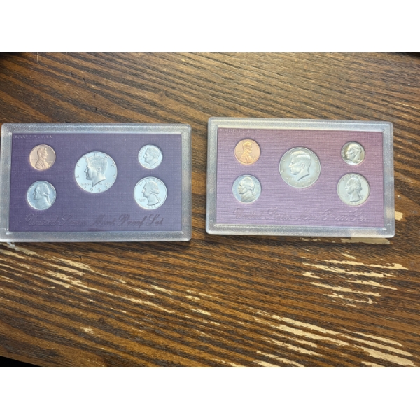 U.S. Mint Proof Sets (6) - FV $5.46 - 1988 & 1989 - 1990 - 1991 - 1992 - 1993 ONLY with Certificate 
