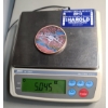 Image 3 : Colorized 5 ADVP Ounces .999 Fine Copper Round With Global Transit Airlines Motif 