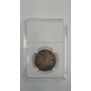 Image 1 : 1918 Canadian King George V 50 Cent 92.5% Silver Coin In Slab - ASW: 0.3456 Oz