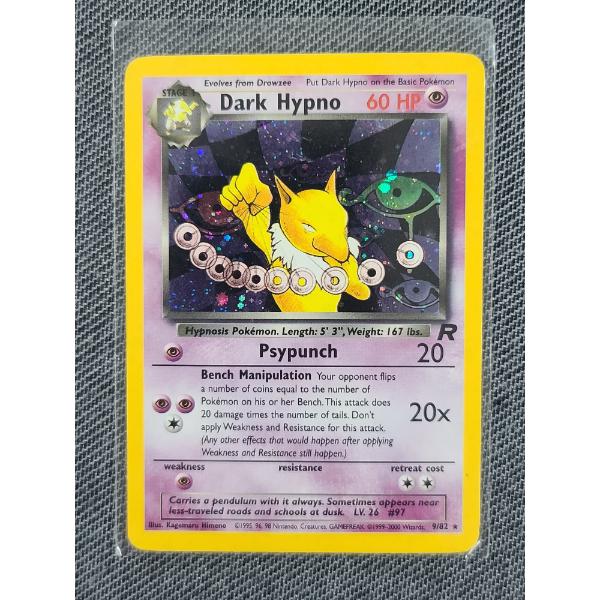 Team Rocket's Dark Hypno Holo #9/82 Pokémon Card