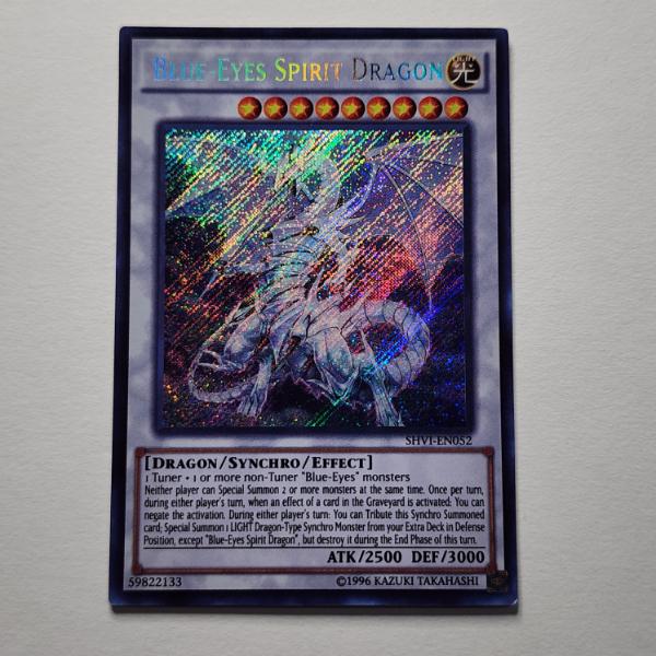 Blue Eyes Spirit Dragon SHVI-EN052 Holo Rare Yu-Gi-Oh Trading Card 