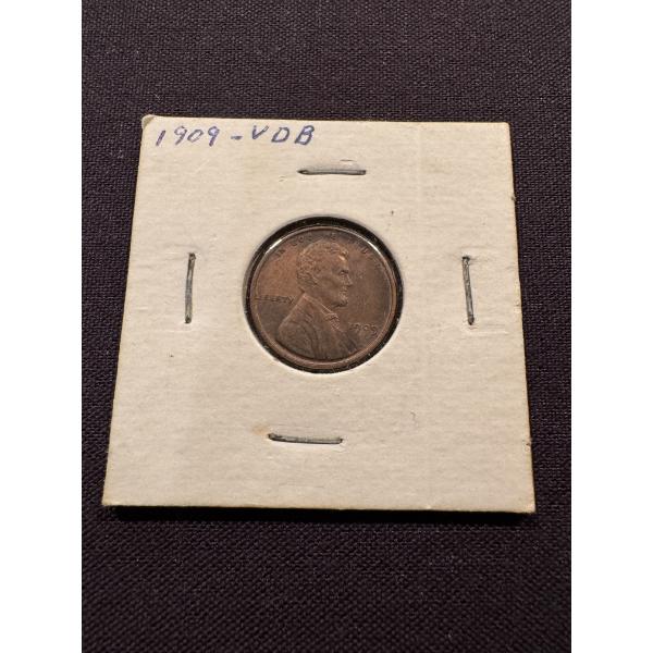 Rare 1909 VDB United States Lincoln Penny - Exceptional Condition