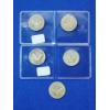 Image 5 : x5 Assorted Old U.S. Silver Quarters: 1892, 1899, 1908 Barber & Unknown Year Standing Liberty