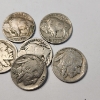 Image 3 : Six Assorted Years United States Buffalo Nickels