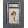Image 1 : CGC 8 NM/Mint 1963 Stancraft Playing Cards Gino Marchetti Seven of Hearts Green Back