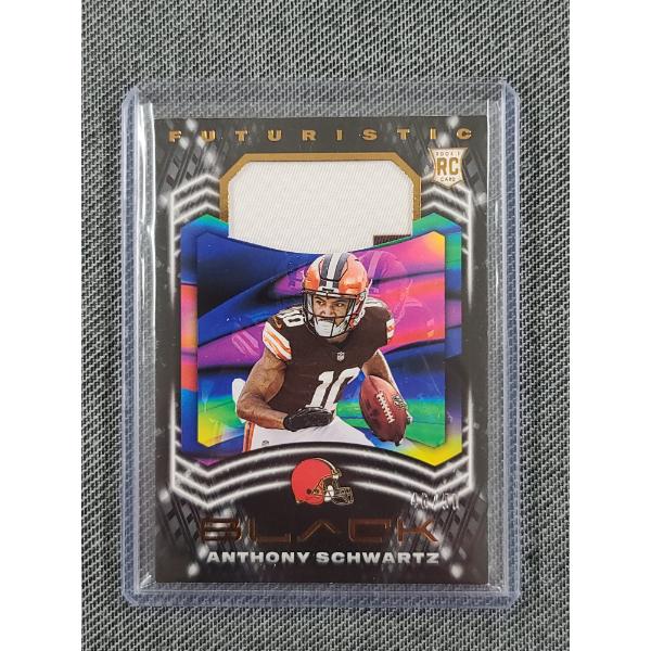 2021 Panini Black Football No.F-AS Anthony Schwartz Rookie Patch Trading Card NUMBERED 46/50