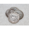Image 1 : $1.00 Face Value in Assorted 90% Silver United States Washington Quarters ~ 4 Coins!