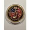 Image 2 : Limited Edition Defenders Of Freedom THANK YOU Challenge Coin - Mint Condition In Capsule