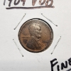 Image 2 : United States 1909 V.B.D. Lincoln Wheat Cent 