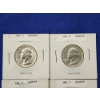 Image 2 : x4 U.S. Silver Washington Quarters 1961-P&D /1962-P&D FV: $1.00