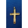 Image 2 : 14K Gold Crucifix Pendant - Weight: 1.9g