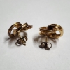 Image 2 : Nice 14K Gold Earring Set Weighing 3.5 Grams Total 