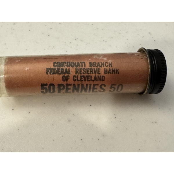 1978-D United States Roll Of Lincoln Cents - Incredible Roll Of Pennies - Mint Condition