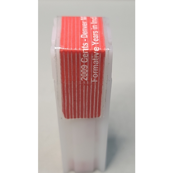 Sealed Tube Of 2009-D Lincoln "Formative Years" In Indiana Cents