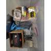 Image 5 : Large Storage Container With New Hardware Items Including Wire, Cords, Filters, Electrical Testers &